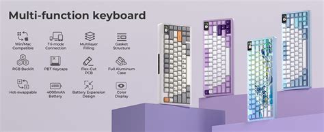 Xvx K Pro Cnc Aluminum Mechanical Keyboard Hot Swap Switchs Flex Cuts Pcb With Pbt Keycaps