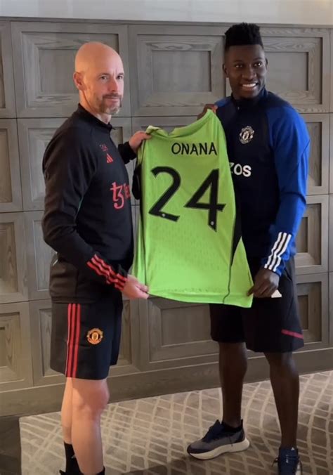 First Official Images : Andre Onana in United Keeper gear : r/reddevils