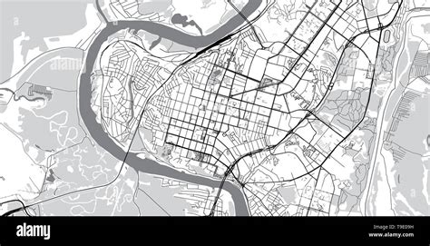 Urban vector city map of Ufa, Russia Stock Vector Image & Art - Alamy