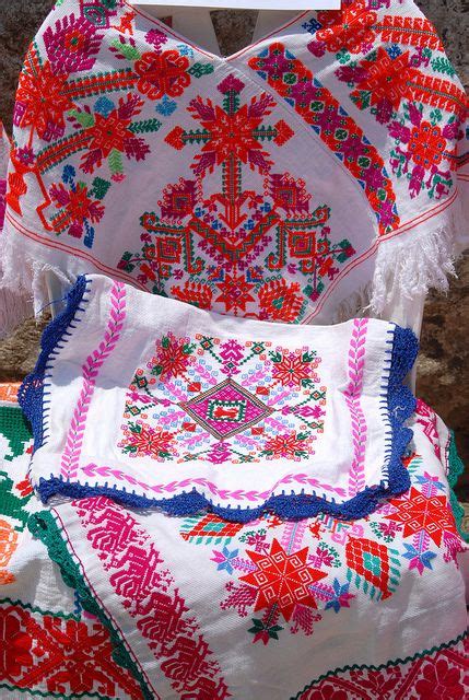 Mazahua Ideas Mexican Embroidery Mexican Textiles Mexico