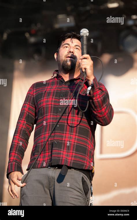 Chino Moreno lead vocalist of American alternative metal band Deftones ...