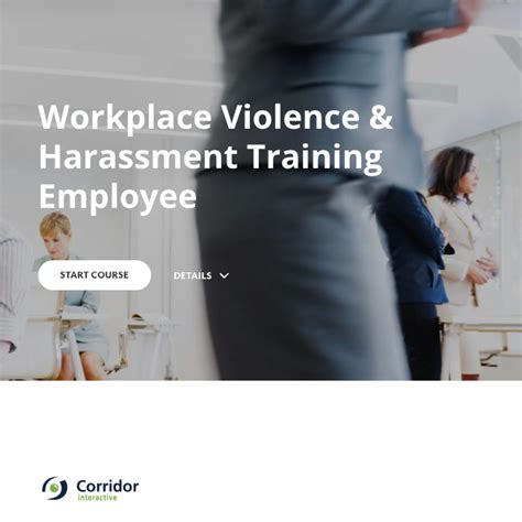 Workplace Violence And Harassment Training Employee Corridor Interactive