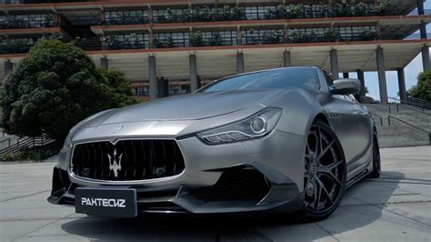 Maserati Ghibli Carbon Fiber Aero Kit Paktechz Youtube