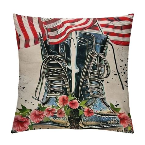 Fenyluxe 4th Of July Decorations Pillow CoversStar And Stripe Freedom