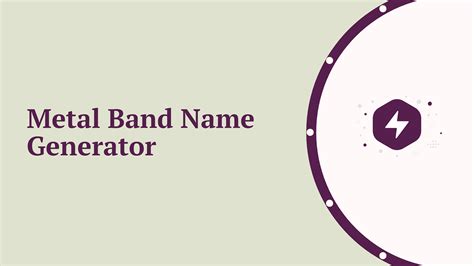 Metal Band Name Generator