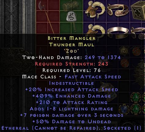 Rare Eth Cruel T Maul Bitter Mangler Topic D2jsp