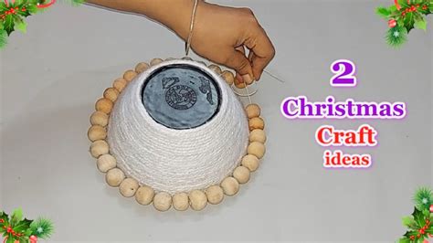 2 Christmas Craft Ideas Made With Simple Materials Diy Budget