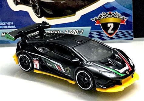 Hot Wheels Lamborghini Huracan LP Super Trofeo Mystery Model Chase Black Sports Car