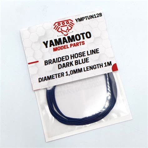 Braided Hose Line Dark Blue 10mm Lenght 1m Dmodelkits