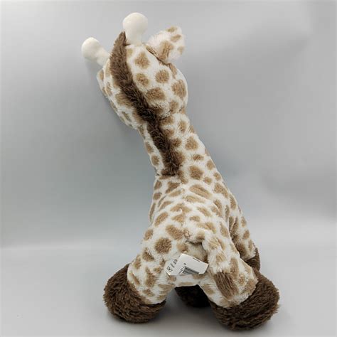 Peluche Girafe Marron Cru Blanc Zdt Action