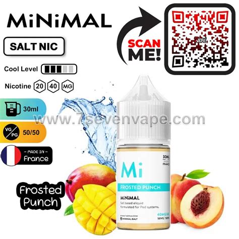 Minimal Frosted Punch Salt Nic Ml By France