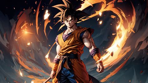 Super Saiyan Goku Wallpaper 4K Dragon Ball Z AI Art