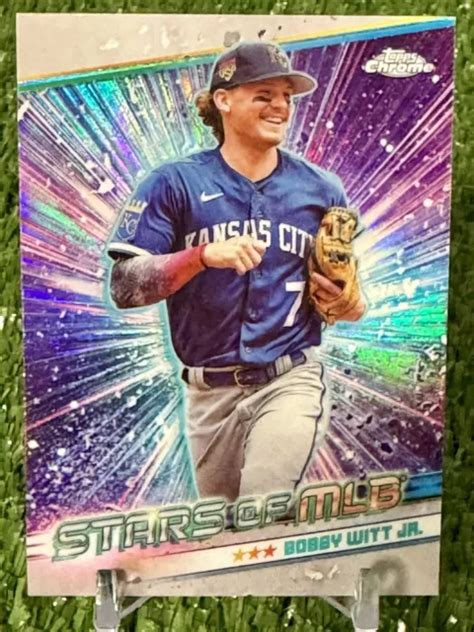 Topps Series One Bobby Witt Jr Stars Of Mlb R Fracteur Chrome