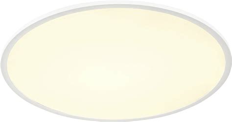 Slv Panel Led Ceiling Light W Warm White White Conrad