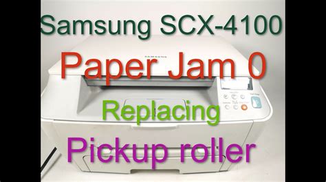 Samsung Scx Fix Paper Jam Error Replacing The Pickup Roller In