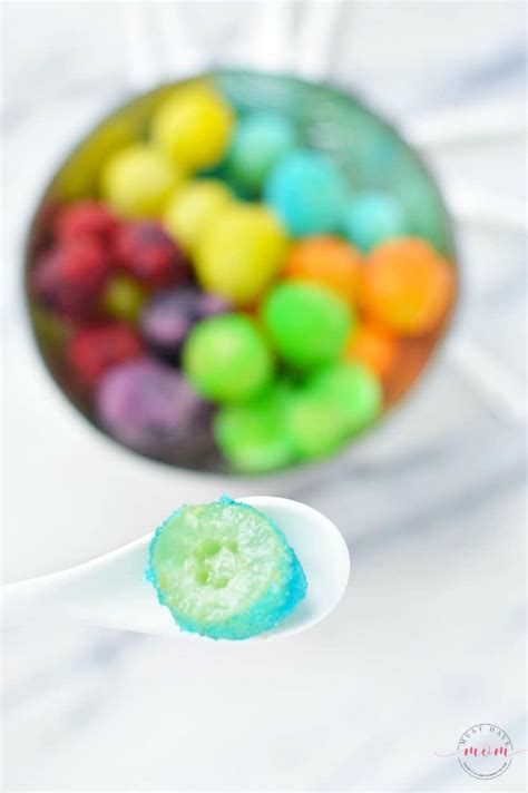 Rainbow Jello Frosted Grapes Recipe - Must Have Mom