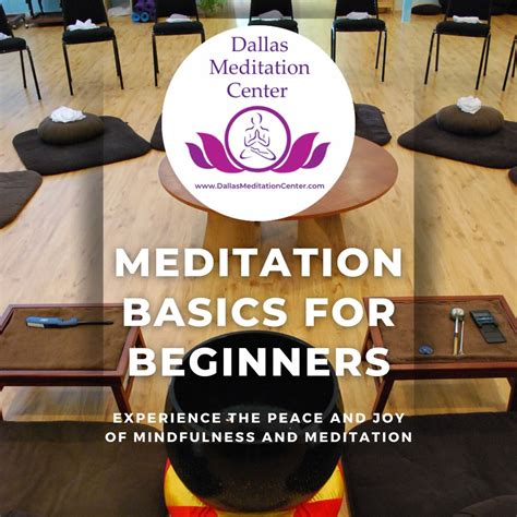 Meditation Basics for Beginners – Saturday, January 11, 2025 – 10AM-1PM ...