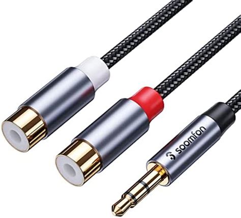 Startech In Stereo Audio Y Cable Mm Male To X Rca Female