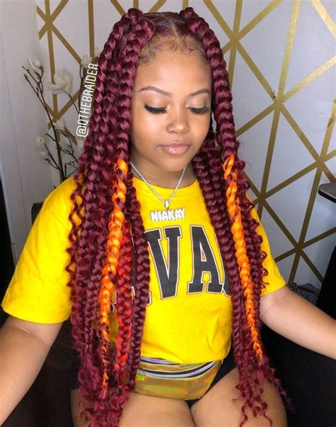 Pin By Terre Jaii On Braided Hairstyles Box Braids Styling Braids