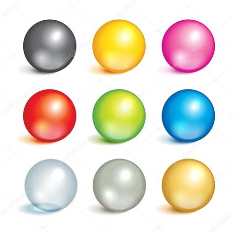 Collection of colorful balls — Stock Vector © YarKova #67239879