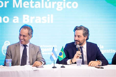 Daniel Scioli Y Santiago Cafiero Encabezaron Un Encuentro En Brasil