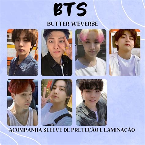 Photocards Bts Butter Weverse Fanmade Shopee Brasil