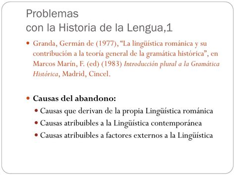 PPT Tema 2 La Historia de la Lengua española como disciplina