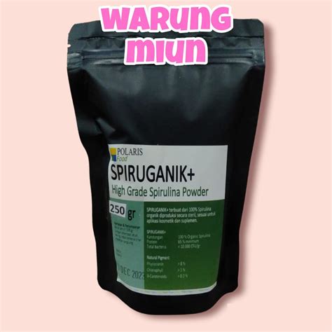 Jual Spiruganik Spirulina Powder Gram Shopee Indonesia