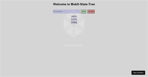 Mobx State Tree Rsm Codesandbox