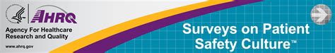 Data Submission For The Ahrq Surveys On Patient Safety Culture