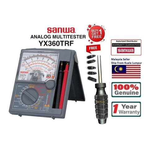 Sanwa Yx360trf Analog Multimeter New And Ori Sanwa Shopee Malaysia