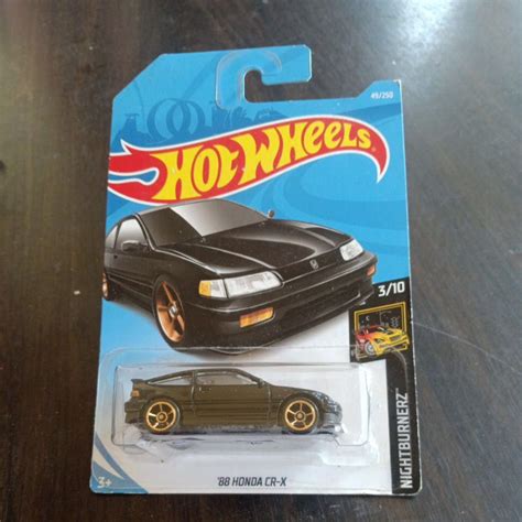 HOT WHEELS HONDA HITAM 風火輪 本田 crx 黑色 蝦皮購物