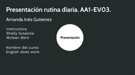 Presentación rutina diaria AA1 EV03 by mariana linares on Prezi