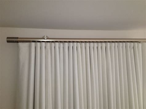 Cool Ripplefold Drapery Rod Brookstone Zoey Curtains
