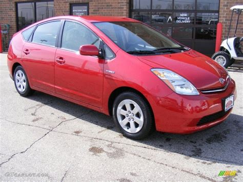 Barcelona Red Metallic Toyota Prius Hybrid Photo