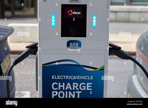 Esb Electric Vehicle Charge Point Charging Two Cars Belfast Northern