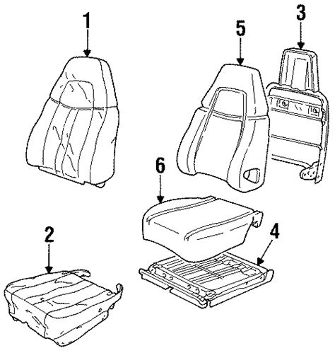 Chevrolet Corvette Seat Cover Body Left Right Seats Tracks