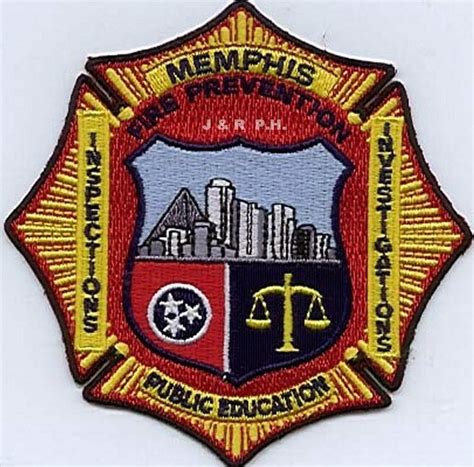 Arson Memphis Fire Prevention Investigation Tn 4 X 4 Size