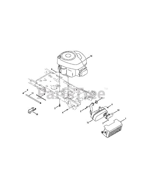 Craftsman 247 288841 13aj78ss099 Craftsman Lt2000 Lawn Tractor 2011 Sears Engine