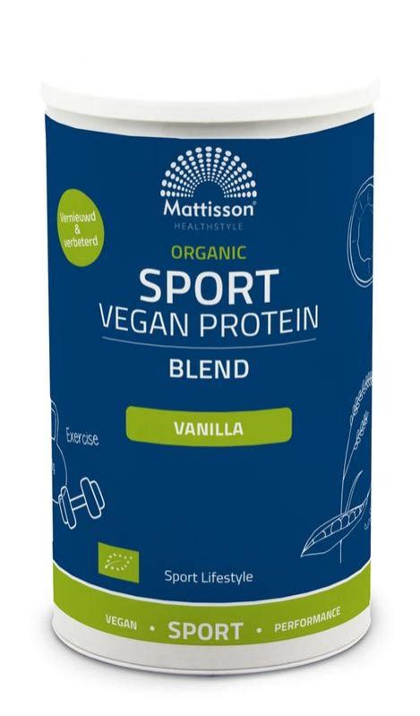 Mattisson Organic Sport Vegan Protein Blend Vanille 500 Gram