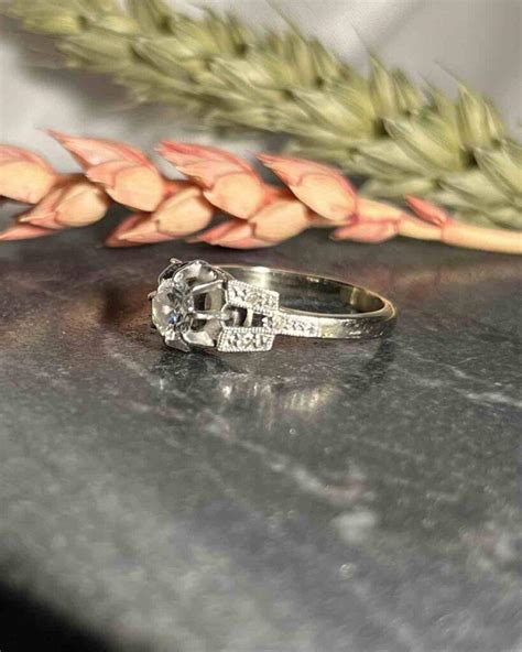 Bague Art D Co Diamant Carat Ellie