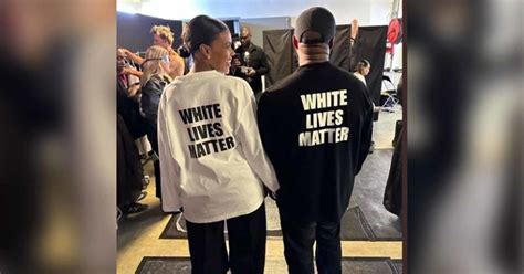 Kanye West Faces Backlash For Wearing Shirt With White Lives Matter