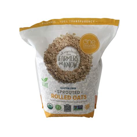 One Degree Gluten Free Sprouted Rolled Oats Pounds Walmart