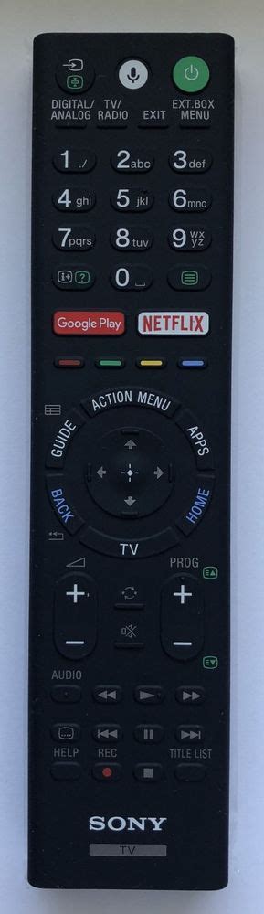 Sony RMF TX221ES Replacement Remote Control With A Different Look For