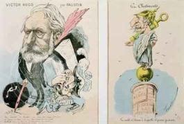 Caricatures Of Victor Hugo 1802 85 And Napoleon III 1809 73 By Faustin