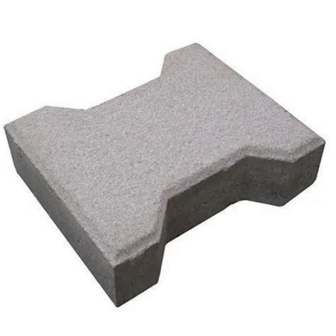 Blocks Gray I Shape Concrete Paver Block Thickness 60 Mm At Rs 41