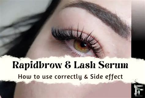 Rapidbrow And Lash Serum How To Use And Side Effects Hair Fai