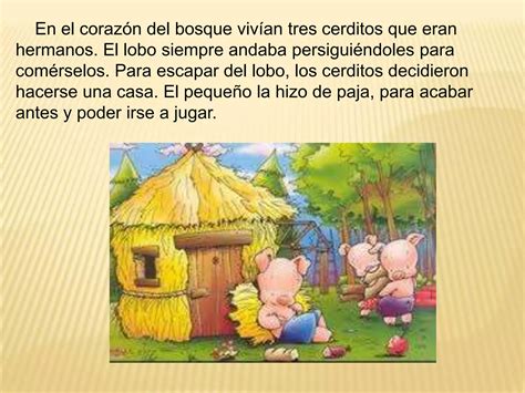 Cuento Los Tres Cerditos Ppt