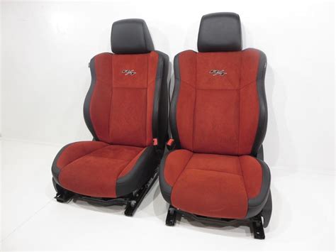 Dodge Charger Rt Oem Red Alcantara Front And Rear Seats Heat And Ac 2013