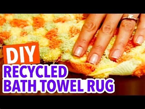 Recycled Bath Towel Rug Throwback Thursday Hgtv Handmade Towel